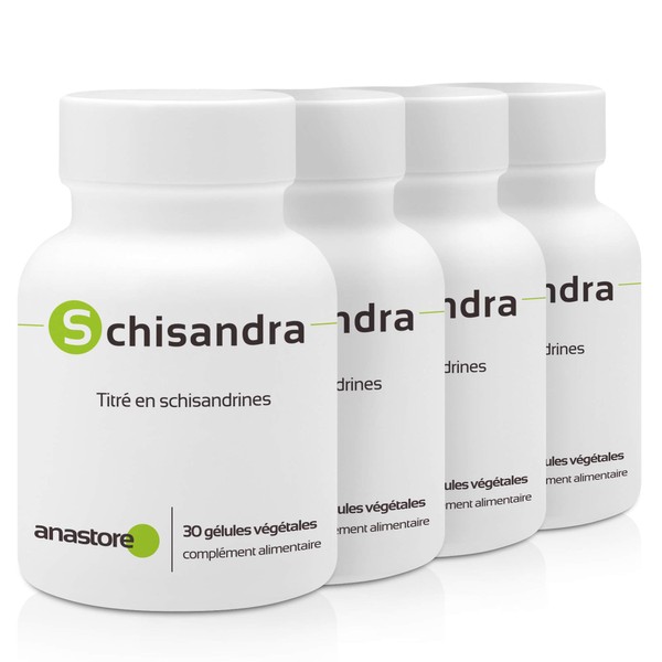 Schisandra Chinensis * 3+1 Free * 200 mg / 120 Capsules * Dry Extract of Schisandra Fruit Concentrate 30:1 and 10% Schisandrine * Brain, Energy, Emotional Balance, Vitality