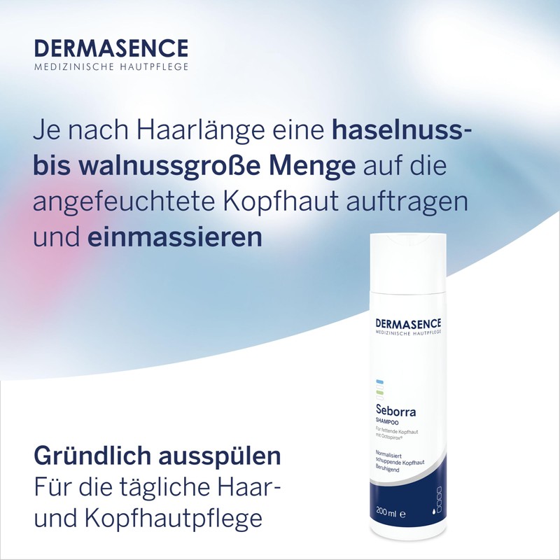 DERMASENCE Seborra Shampoo 200 ml - Shampoo for Oily Scalp