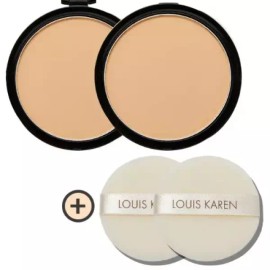 Louis Keren [루이스카렌] HD파우더팩트 리필2개 + 퍼프 2개 [23호 루이스카렌 팩트리필/21호 루이스카렌 팩트리필] [Louis Karen] HD Powder Pact Refill 2 pcs + Puff 2 pcs [No. 23 Louis Karen Pact Refill/No. 21 Louis Karen Pact Refill]