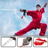KSVFTB Retractable Sword, Stainless Steel Dull Toy Sword, Red