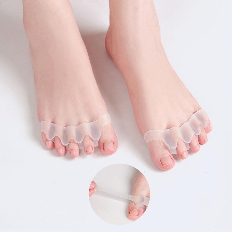 足指 広げる 外反母趾矯正グッズ2個入り 外反母趾 サポーター 伸縮性 ユニセックス