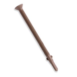 U-Turn Fasteners Wood to Metal Screws - #1/4-20 x 4-3/4" Reamer Tek Torx/Star Head Self-Drilling Wood to Metal Screws, Tek Screws for Attaching Wood to Metal with Wings | (Pack of 50)