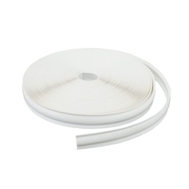 RV Vinyl Trim Molding Insert 3/4" White for RV Camper Travel Trailer Screw Cover Gutter Corner Channel Outside Seam roof Edge Track Heavy Duty Trim(50 ft)