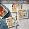 Thirstystone North Carolina Home 4-Pack Absorbent Stone Coasters with Protective