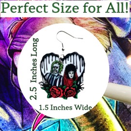 Beetle Earrings for Women. Cute Betelgeuse Themed Earrings for Women