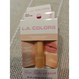 L.A. COLORS 2 L.A COLORS SHEA BUTTER LIP BALM SHEER PINK & SHEER NUDE MAKEUP FREE SHIPPING