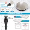 gotonovo Single Handle Vessel Sink Faucet 360° Swivel Bathroom Faucet