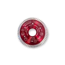 Montolit 3-3/8" Red Line SQUADRO Small Diameter Dry Use Diamond Blade