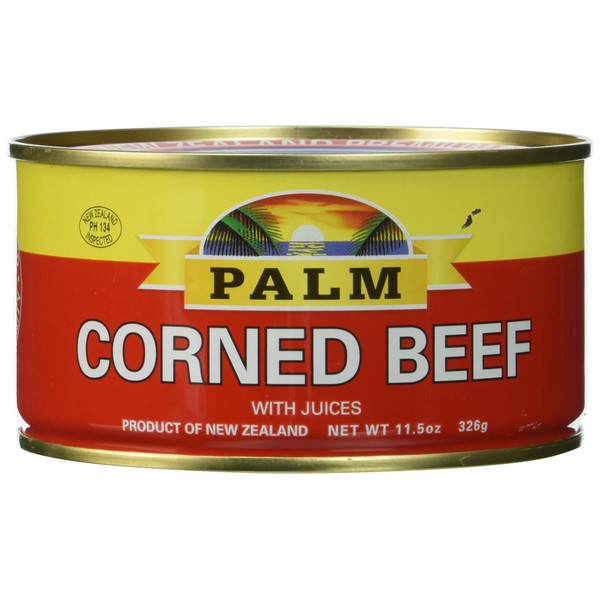Palm Corned Beef - Premium Quality from New Zealand - 11.5 Ounce (Pack of 4)