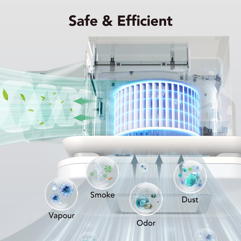 OREiN 2 in 1 Bathroom Exhaust Fan with LED Light,