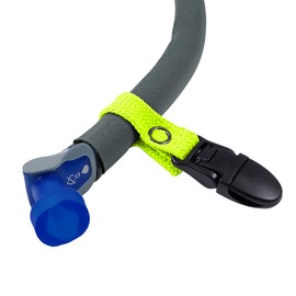 Hydration Pack Drink Tube Lanyard Clip (Fluorescent Yellow)