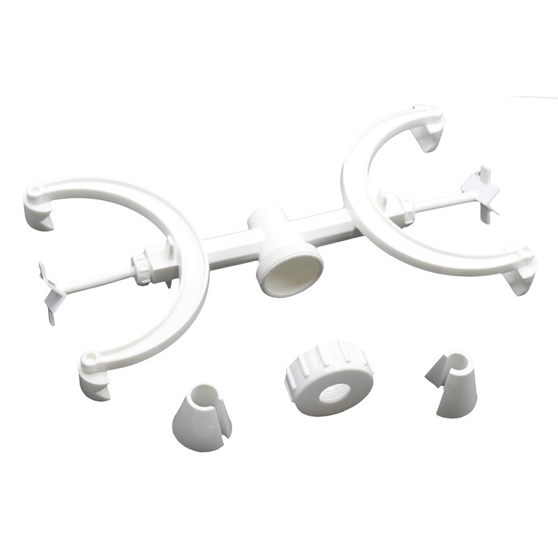 Burette Clamp - Double - Fits 10mm or 12.5mm Rods