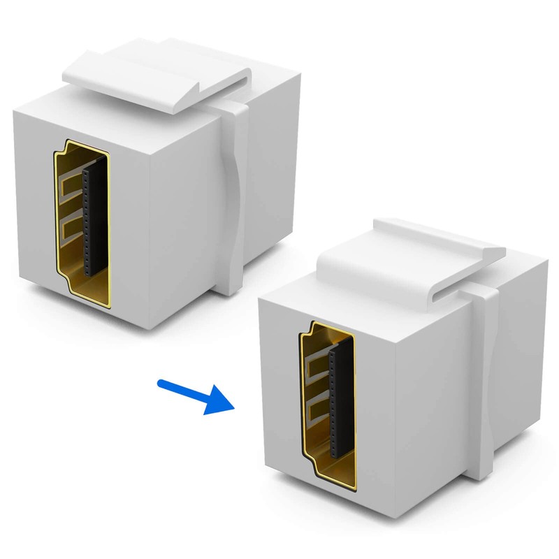 HB-DIGITAL Keystone Module with HDMI 2.0 Female | Multimedia Keystone