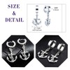 Feilok stainless steel men's stud earrings, charm earrings, ear clips,