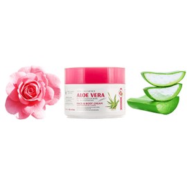 Aloe Excellence Face and Body Cream (Aloe Vera Regeneration Cream with Rose Hip Oil)