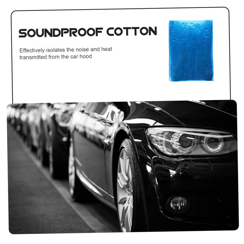 Gatuida 10pcs Car Sound Insulation Cotton Automotive Sound Deadening Mat
