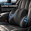 Memory Foam Car Neck & Lumbar Support Pillows for Driving