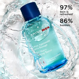 CLARINSMEN NEW After Shave Soothing Toner | Cooling Aftershave Toner for Men | Soothes Irritation and Razor Burn | Visibly Minimizes Pores | Moisturizes,Mattifies,and Exfoliates Skin | 3.4 Fl Ounces