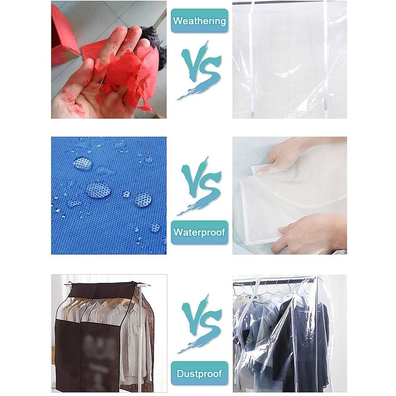 Garment Rack Cover for Clothes Rack Cover with 2 Durable