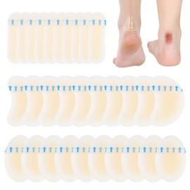 iLamvie 30 Pcs Anti Blister Stick,Blister Plasters,Hydrocolloid Foot Bandages Foot Blister Pads for Forefoot, Fingers,Toes,Heel Blister Prevention