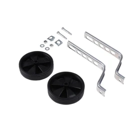BIUDECO Boy Girl Training Wheels for Bikes Stabilizers for Boy Girl Balance Support for Young Riders for Beginners Black