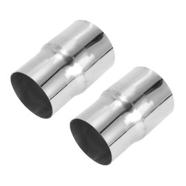 Motoforti 3.15" OD to 3.5" OD Mandrel Exhaust Pipe Adapter Concentric Reducer Car Exhaust Pipe Tubing Piping Adapter 5inch/127mm Length T304 Stainless Steel Silver Tone 2 Pcs