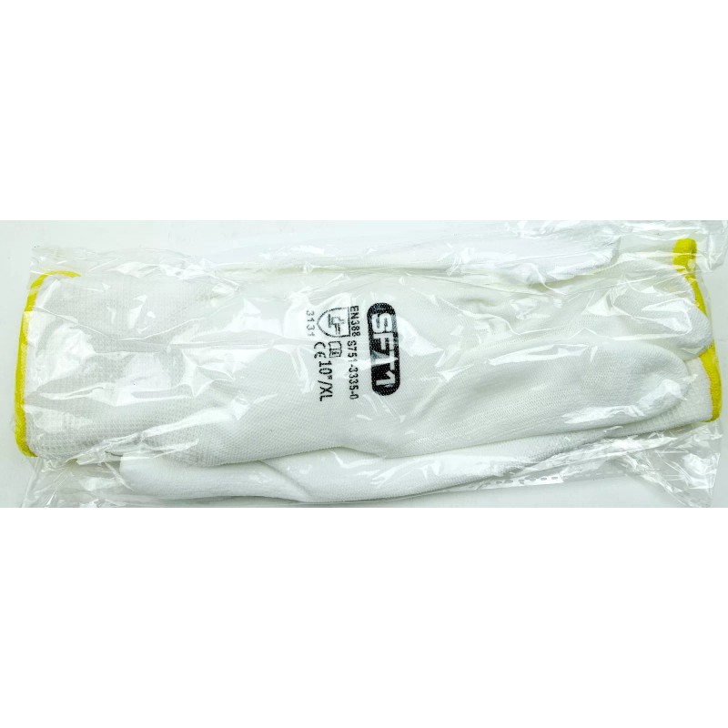 SFT1 Safety Gloves (1 Pair) EN388 White X-Large S751-3335-0-XL