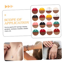 Operitacx 16Pcs Anhänger Reize Halskette Perlen für Armbänder Schmuck Stift bastelmaterial bastel materialien Kit zur Herstellung von Charm-Armbändern Charms für Bettelarmbänder Charme Harz