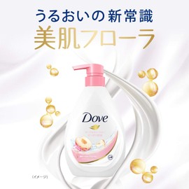 Dove Dove Body Wash, Peach & Sweet Pea, Pump, 17.6 oz (500 g), Body Soap, Slightly Sweet Peach and Sweet Pea with a Soothing Fragrance (Fragrance)