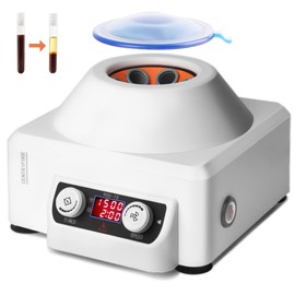 Cekegon Centrifuge, PRP Centrifuge Machine 6x10ml with LCD Digital Control, 4000rpm 1685xg RCF Portable Lab Benchtop Centrifuges, Timer 1-99min