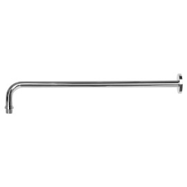 Naiture.com Live in Nature Naiture 90 Degree Brass Shower Head Extension Arm with Flange in 3 Finishes - Chrome