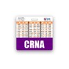 CRNA Badge Buddy Horizontal w/Height & Weight Conversion Charts (Standard,