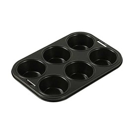 Liberty Corporation LD-529 Style Dolce Muffin Pan, 6 Cavities, Cake Mold, Silicone Treatment, Pastry Supplies