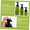 DOITOOL 3pcs Portable Pump Dispenser Multi-Function Empty Bottles for Toiletries