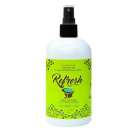 Refresh Toilet Spray Spray the Bowl for Odor Control (Coconut Lime, 16 Ounce)