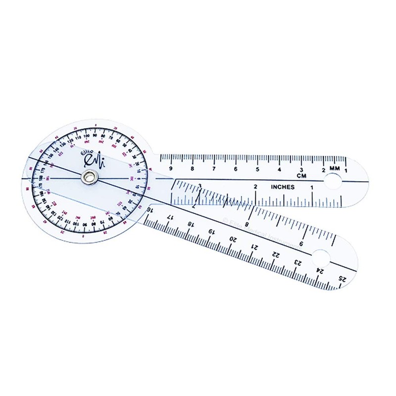 Elite Medical Instruments USA The Original 6 Piece Quality Goniometer