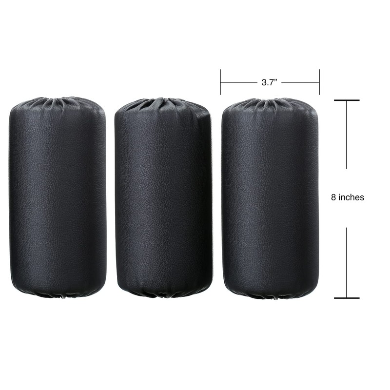Foam Foot Pads Rollers Set (8"x4"x20mm) for Home Gym Exercise