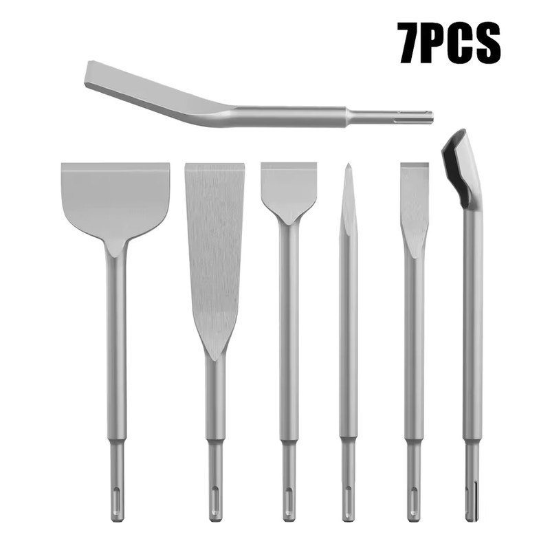 SDS Plus Chisel Set for Rotary Hammer Drill, Masonry Removal