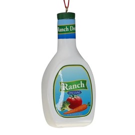 Ranch Dressing Christmas Ornament Salad Dressing Bottle Decoration - Ranch Lover Favorite Sauce Food Holiday Christmas Tree Keepsake