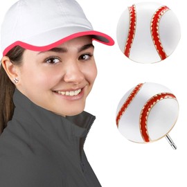 Baseball Ohrringe Sterling Silber Sport Ohrstecker für Frauen Teenager-Mädchen Mom Sport-Fan für Party Geburtstag Schmuck Mütter Tag Weihnachten Geschenke