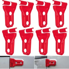 Bonbo Door Hinge Protect Cover Trim Fit For Jeep Wrangler JL 18-24 For Jeep Gladiator