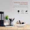 Closet Storage Bins Imitation Rattan Basket Cotton Rope Storage Plant