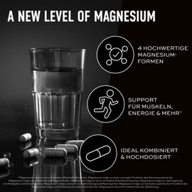 ESN ESN Magnesium Complex, 2 x 90 capsules, 323 mg magnesium per daily serving, 4 in 1 complex formula - Made in Germany