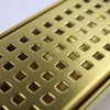 Bernkot Linear Shower Drain 42", 304 Stainless Steel Floor Drain