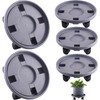 Tulpeed Rolling Plant Stand with Wheels 5 Pack 15.7 Inch