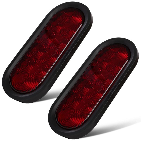 LBRST x 6 Inch Oval LED Trailer Tail Lights 10
