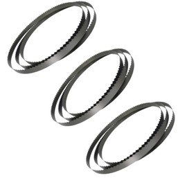 3 X 1425mm Bandsaw Blades for Axminster JBS125, Clarke CBS190B, Delta 28-165, Draper BS250, Nutool HBS190, Record Power RPBS8, Titan SF8R Set of 3 1425mm x 1/4" x 10 TPI Blades Made by Xcalibur