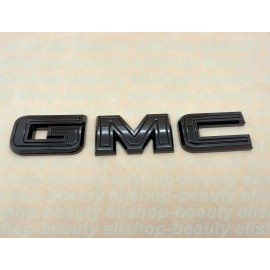 Auto GMC 2021 - 2024 GMC YUKON YUKON XL Acadia Terrain Rear Gloss Black OVERLAY Emblem