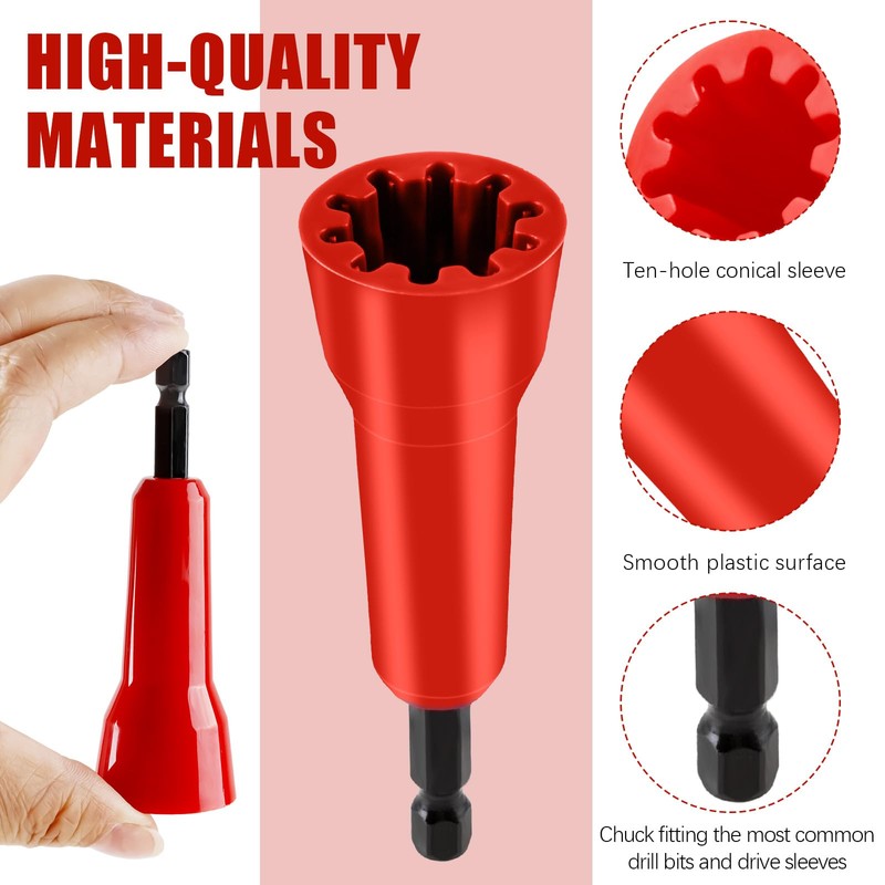 2Pcs Wire Twister Tool, Wire Twisting Spinner, Wire Nut Driver