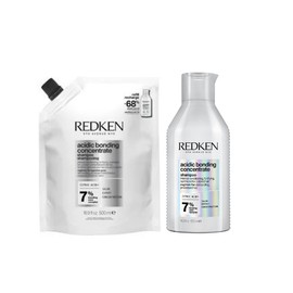 Redken Acidic Bonding Concentrate Shampoo 500ml & Refill 500ml Duo